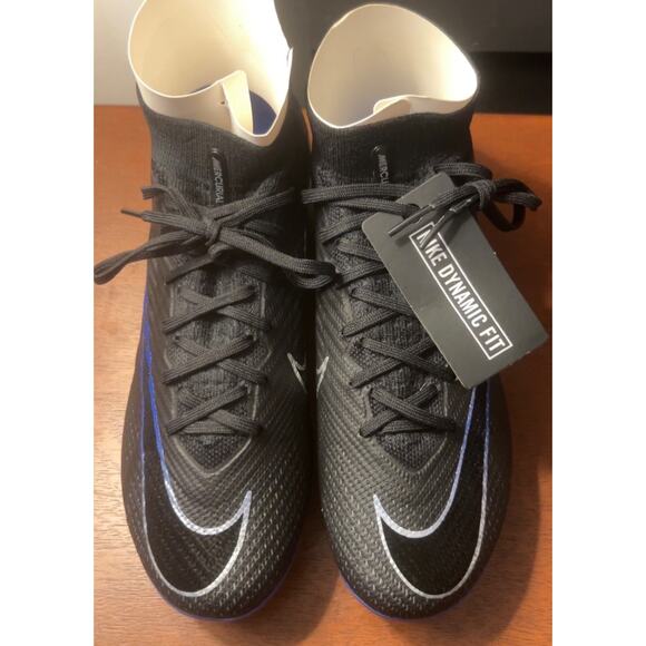 NWT Nike Zoom Mercurial Superfly 9 Pro FG Soccer Cleats Black DJ5598-040 Size 7 - Picture 7 of 10